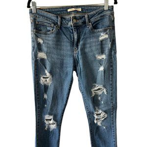 Levi's Naturally distressed 711 Skinny Size 29x30 Jeans